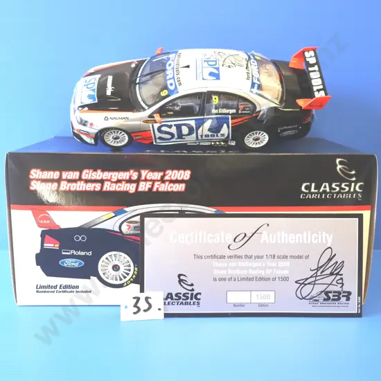 SIGNED Ford Falcon BF – Stone Brothers Racing #9 – Shane van Gisbergen – 2008
