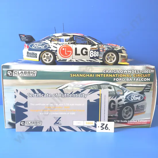Ford Falcon BA – Shanghai International Circuit – Craig Lowndes – 2005
