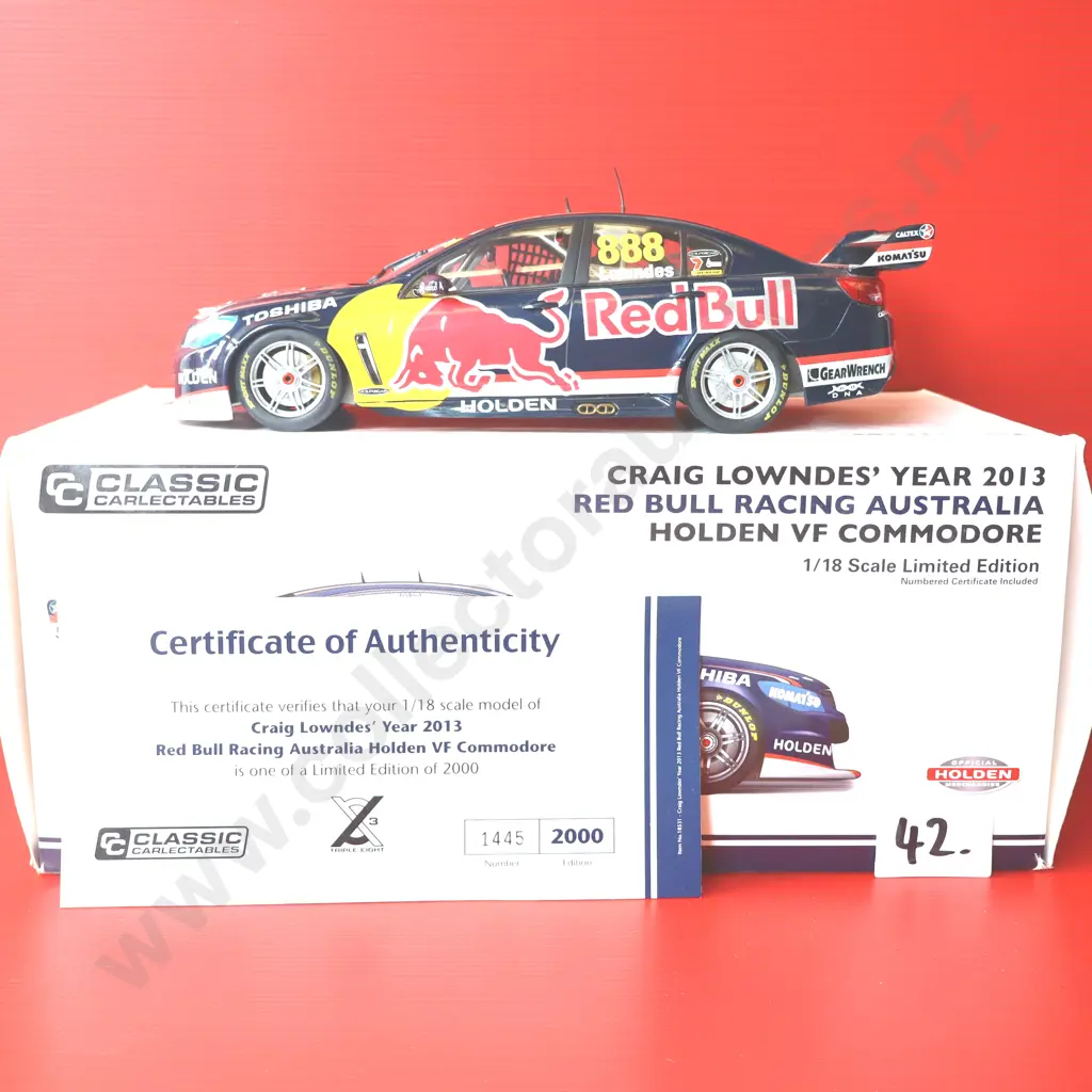 Holden Commodore VF – Red Bull Racing Australia #888 – Craig Lowndes – 2013 Image 1++