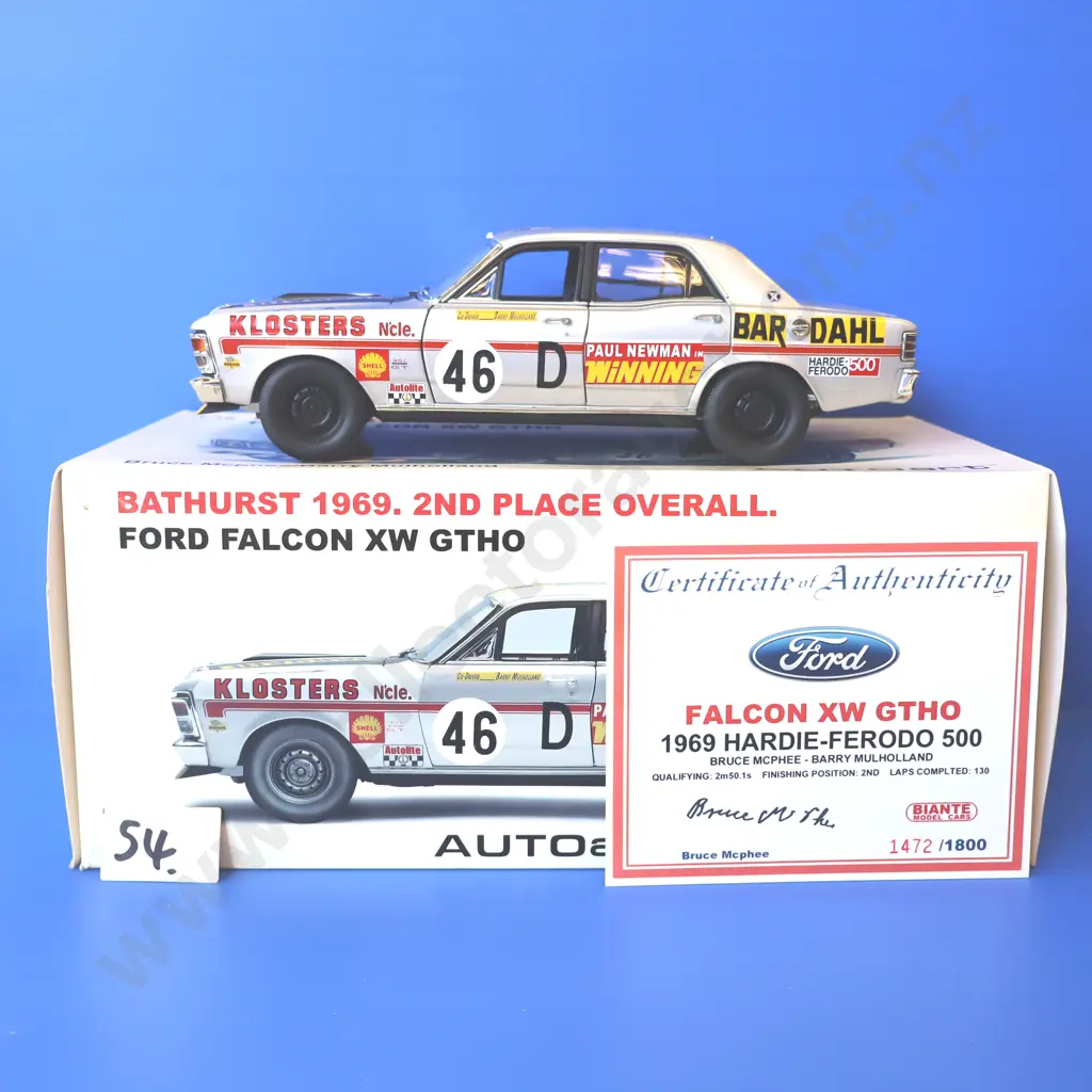 Ford Falcon XW GT-HO – Hardie-Ferodo 500 (2nd Overall) – Bruce McPhee & Barry Mulholland – 1969 Image 1++