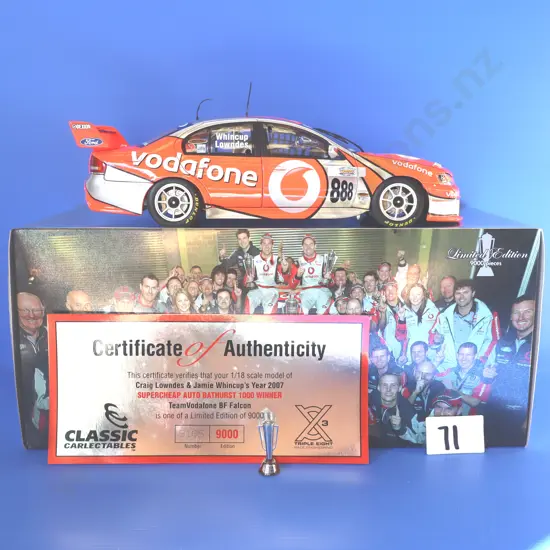 Ford Falcon BF – Team Vodafone Bathurst 1000 Winner – Craig Lowndes & Jamie Whincup – 2007