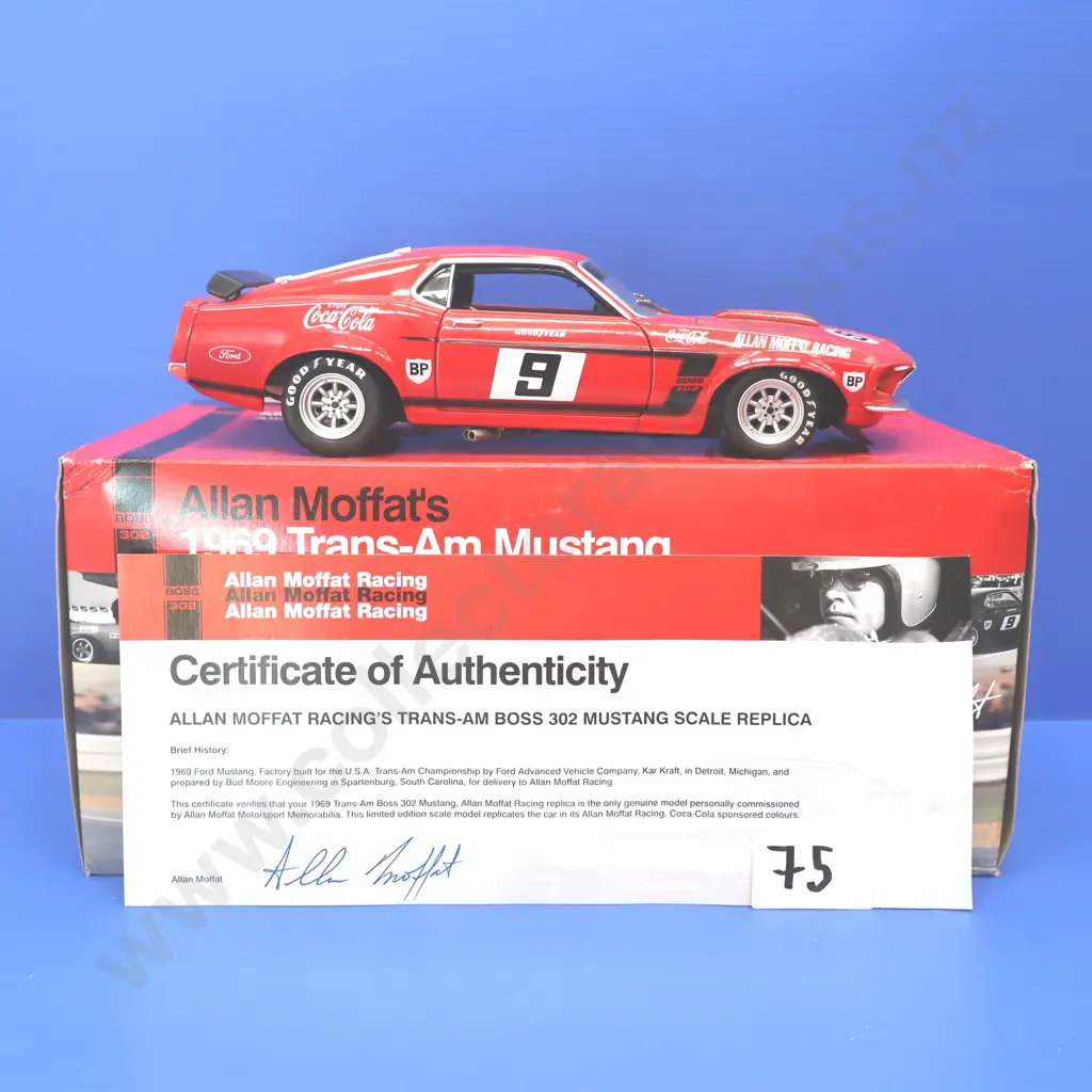 Ford Mustang Boss 302 Trans-Am #9 – Allan Moffat Racing – Allan Moffat – 1969 Image 1++