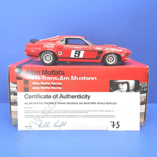Ford Mustang Boss 302 Trans-Am #9 – Allan Moffat Racing – Allan Moffat – 1969