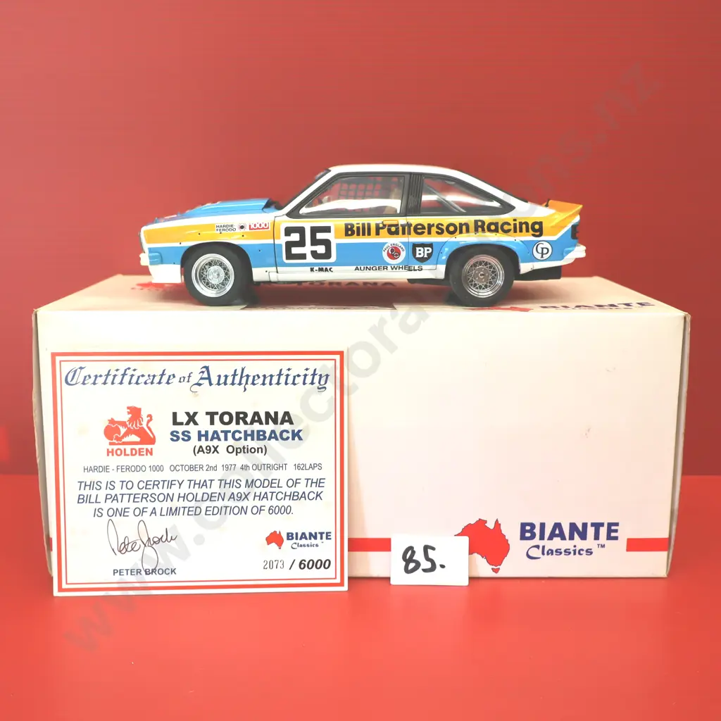 Holden Torana LX SS Hatchback A9X – Bill Patterson Racing Hardie-Ferodo 1000 – 1977 Image 1++