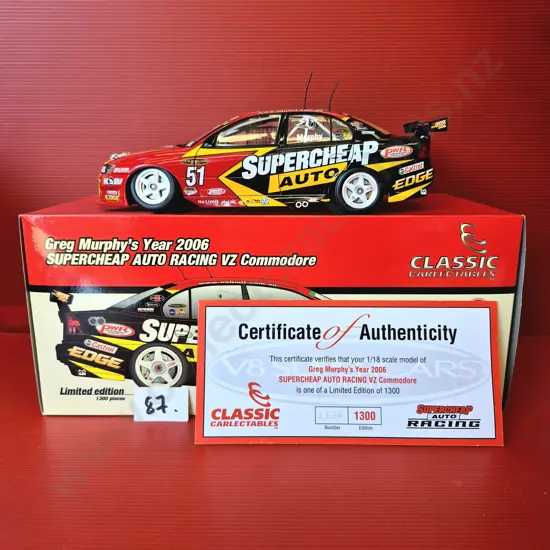 BOX CORRECTED Holden Commodore VZ – Supercheap Auto Racing – Greg Murphy – 2006