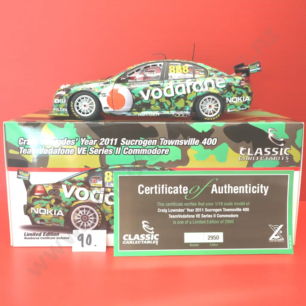 Holden Commodore VE Series II – TeamVodafone Sucrogen Townsville 400 – Craig Lowndes – 2011 Image 1++