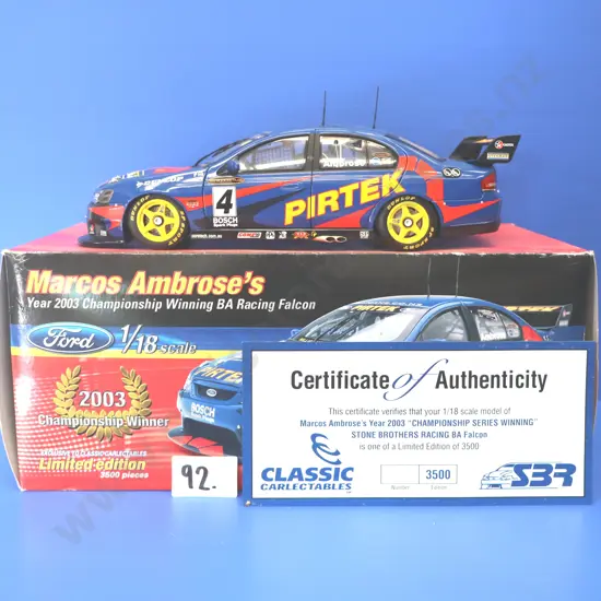Ford Falcon BA – Stone Brothers Racing Championship Winner – Marcos Ambrose – 2003
