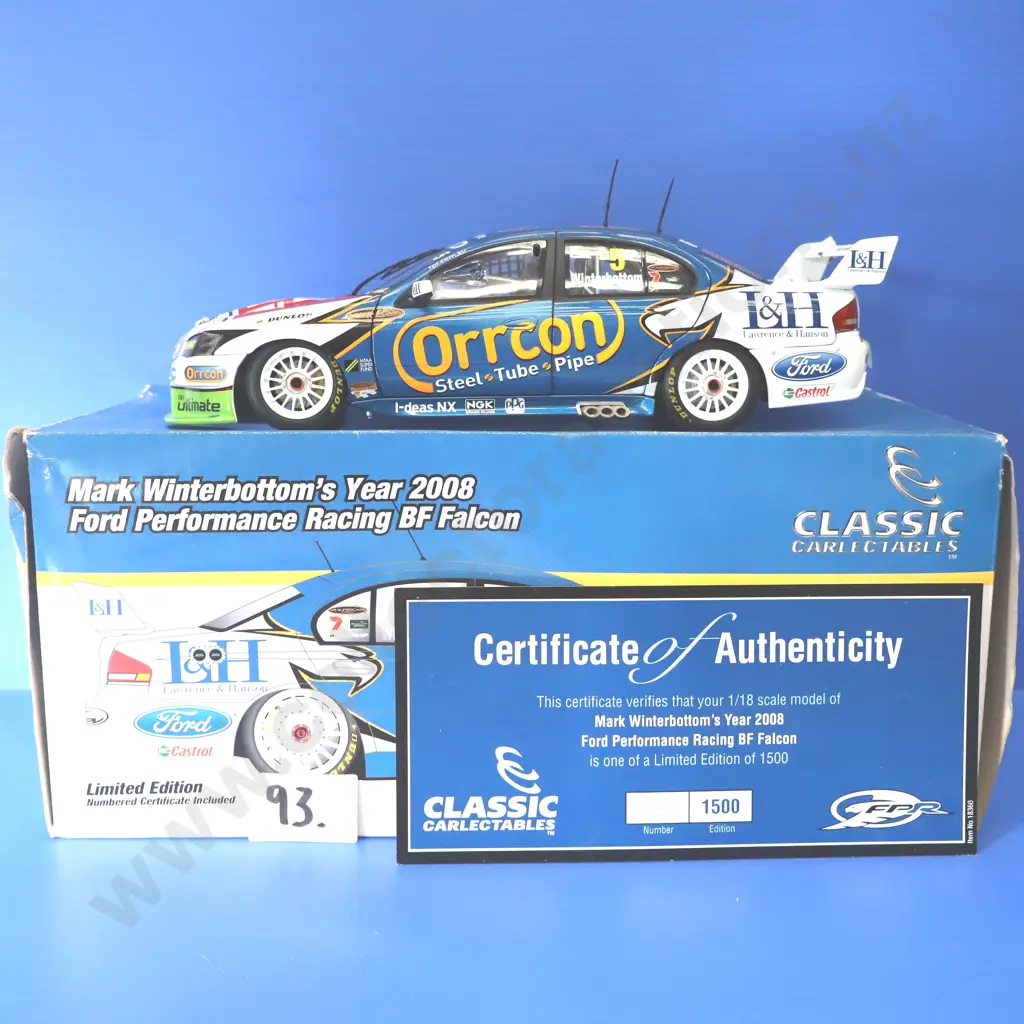 Ford Falcon BF – Ford Performance Racing Orrcon – Mark Winterbottom – 2008 Image 1++