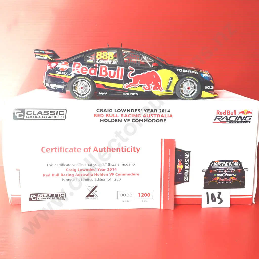 Holden Commodore VF – Red Bull Racing Australia – Craig Lowndes – 2014 Image 1++
