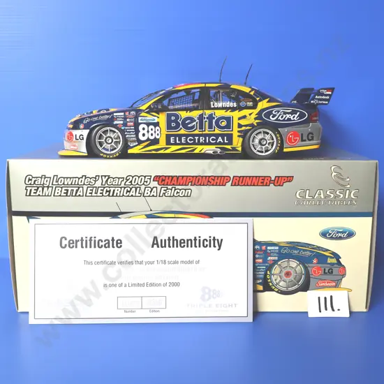 Ford Falcon BA – Team Betta Electrical – Craig Lowndes – 2005