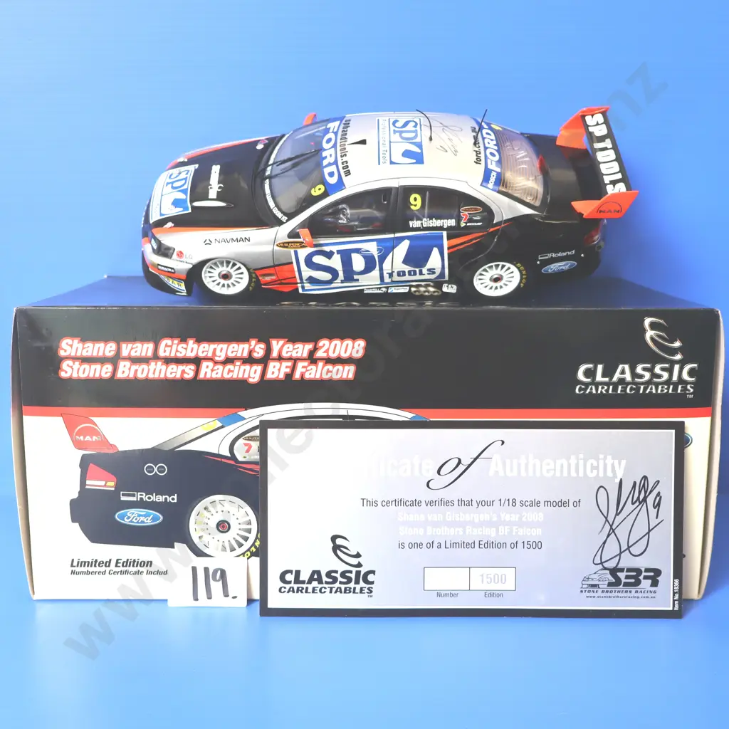 SIGNED Ford Falcon BF – Stone Brothers Racing – Shane van Gisbergen – 2008 Image 1++