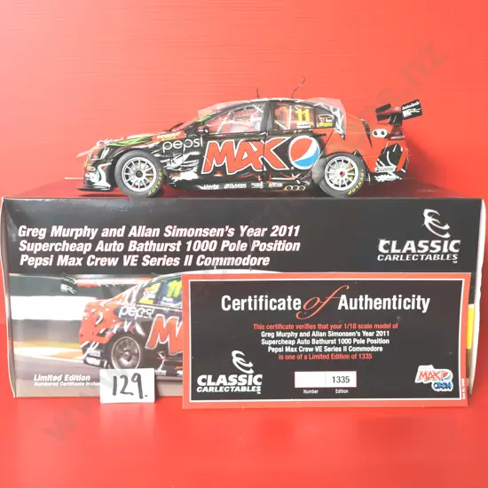Holden Commodore VE Series II – Pepsi Max Crew Bathurst 1000 Pole Position – Greg Murphy & Allan Simonsen – 2011
