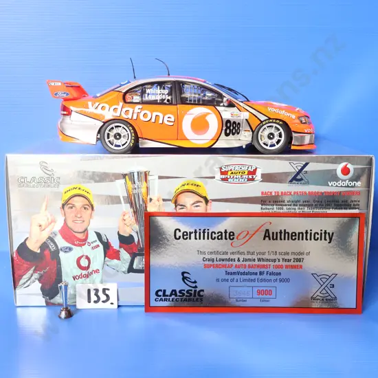 Ford Falcon BF #888 TeamVodafone – Bathurst 1000 Winner – Craig Lowndes / Jamie Whincup – 2007