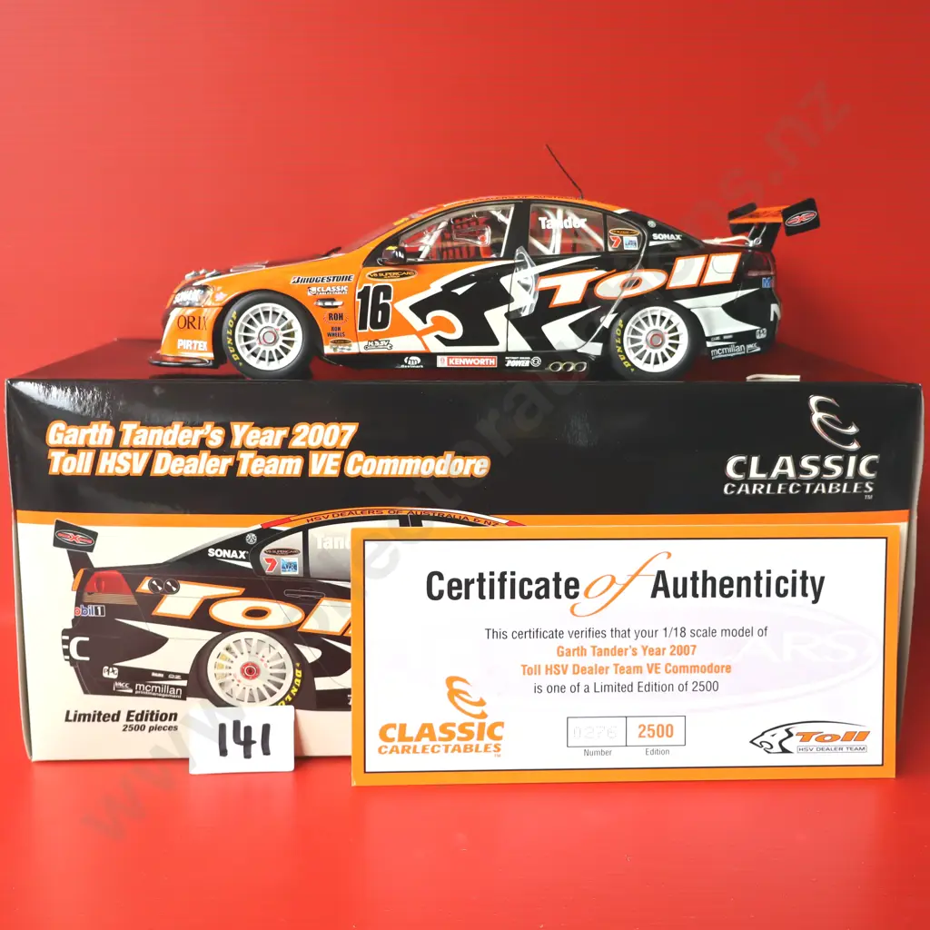 Holden Commodore VE – Toll HSV Dealer Team #16 – Garth Tander 2007 Image 1++