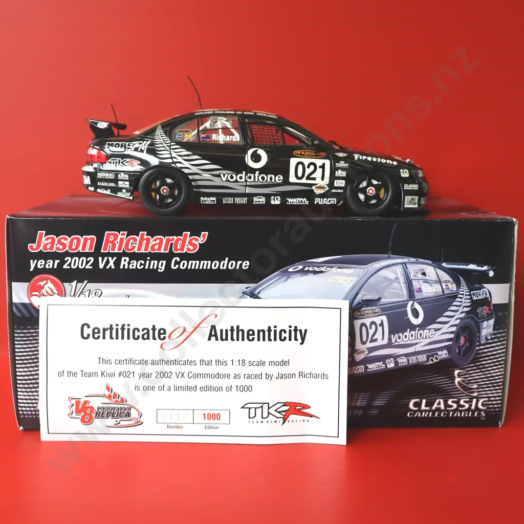 Holden Commodore VX – Team Kiwi Racing #021 – Jason Richards 2002 Image 1++