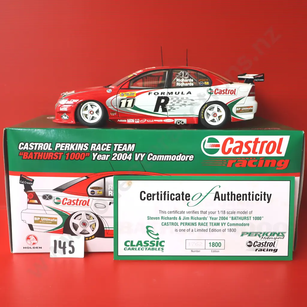 Holden Commodore VY – Castrol Perkins Racing Team #11 Bathurst 1000 – Steven Richards / Jim Richards 2004 Image 1++