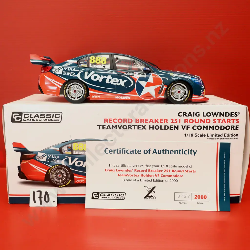 Holden Commodore VF TeamVortex Record Breaker 251 Round Starts #888 – Craig Lowndes Image 1++