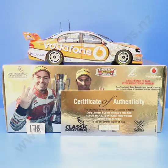 Ford Falcon BF TeamVodafone Bathurst 1000 Winner – Craig Lowndes & Jamie Whincup 2008