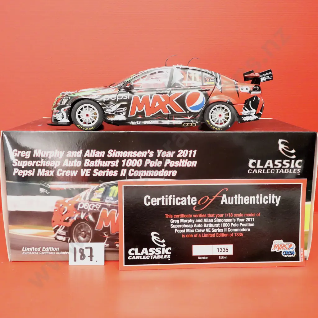Holden Commodore VE Series II Pepsi Max Crew Bathurst Pole – Greg Murphy & Allan Simonsen 2011 Image 1++