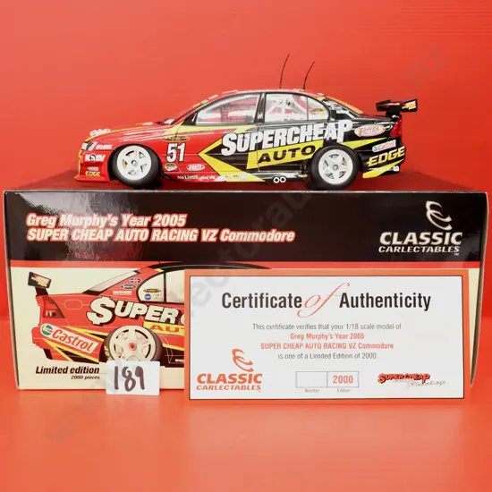 Holden Commodore VZ Supercheap Auto Racing – Greg Murphy 2005