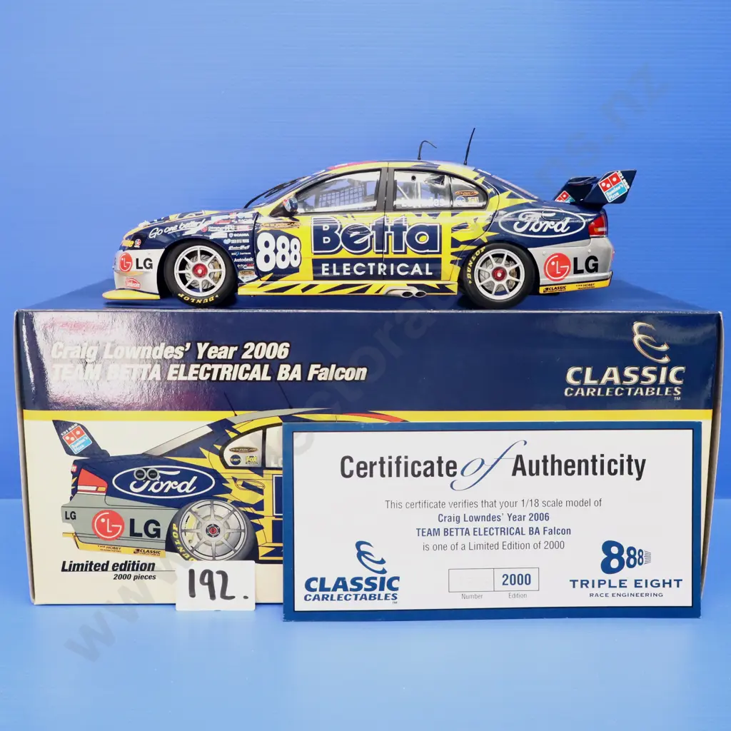 Ford Falcon BA Team Betta Electrical #888 – Craig Lowndes 2006 Image 1++