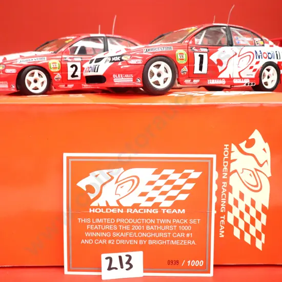 Holden Racing Team Bathurst 1000 Twin Pack – Skaife/Longhurst #1 & Bright/Mezera #2 – 2001