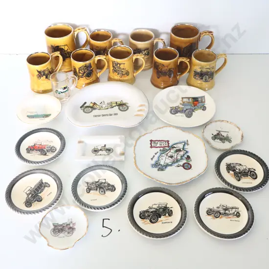 Veteren Car Pottery Ect Approx 22