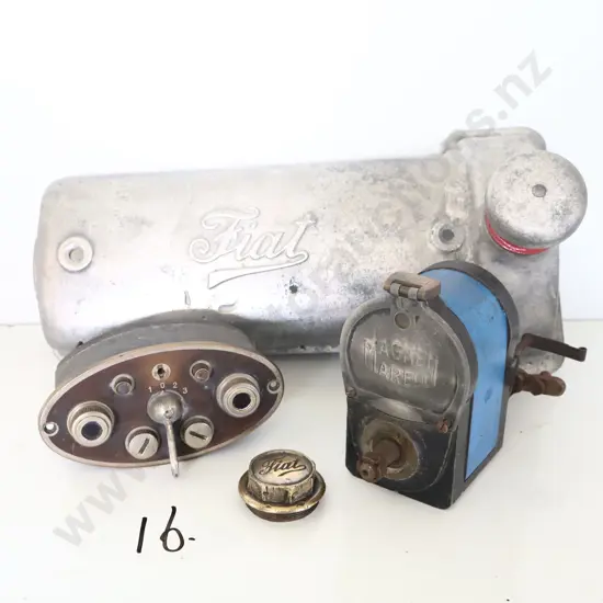 Fiat 509 Parts, Engine Cover, Magneto, Dash ect.