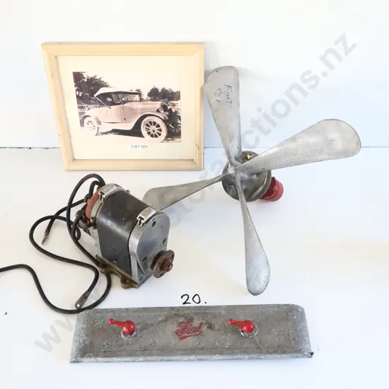 Fiat 501 Parts, Engine Cover, Fan Ect.