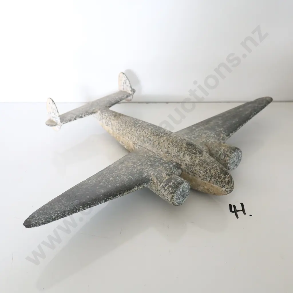 Vintage Aluminium Aeroplane Image 1++
