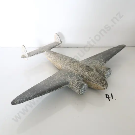 Vintage Aluminium Aeroplane