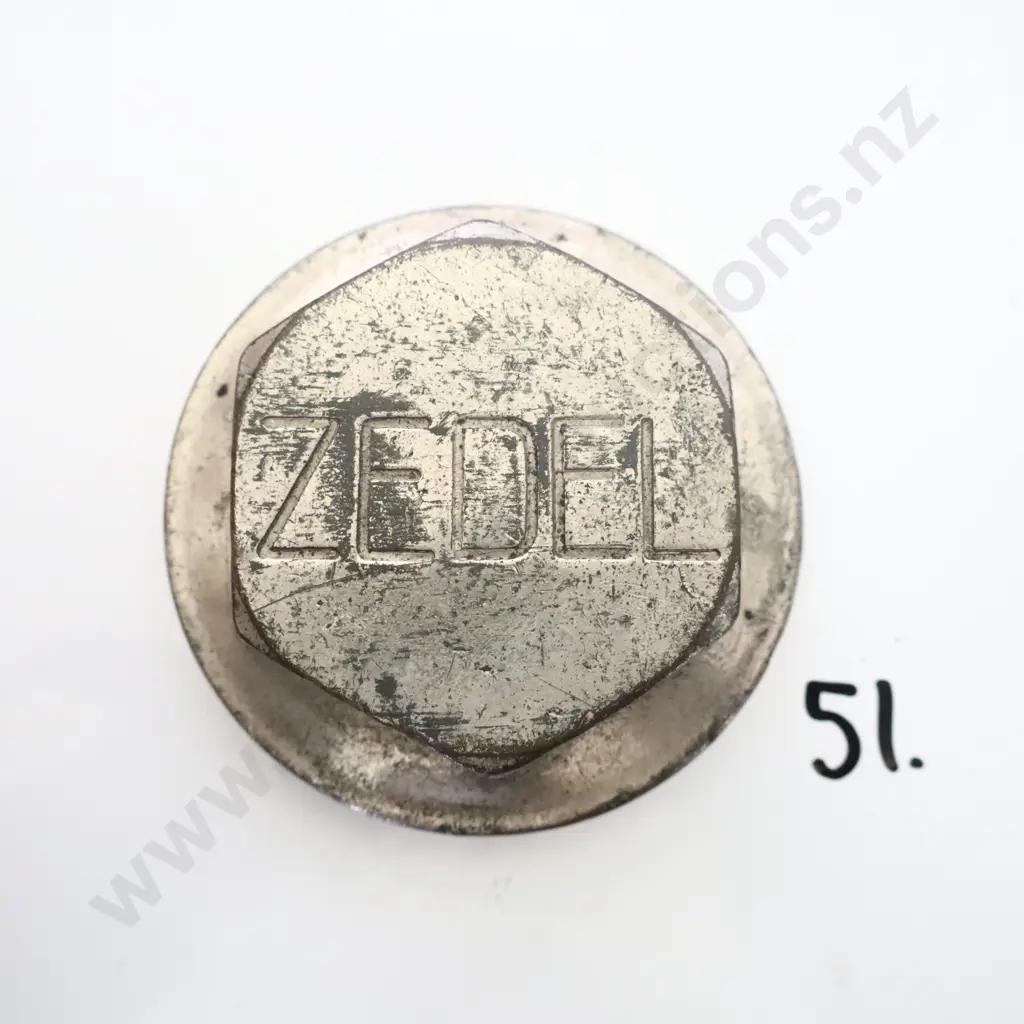 Rare Swiss Early Zedel Hubcap Image 1++