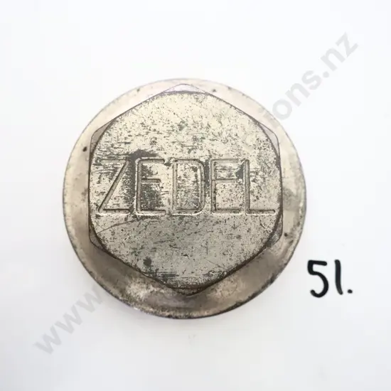 Rare Swiss Early Zedel Hubcap