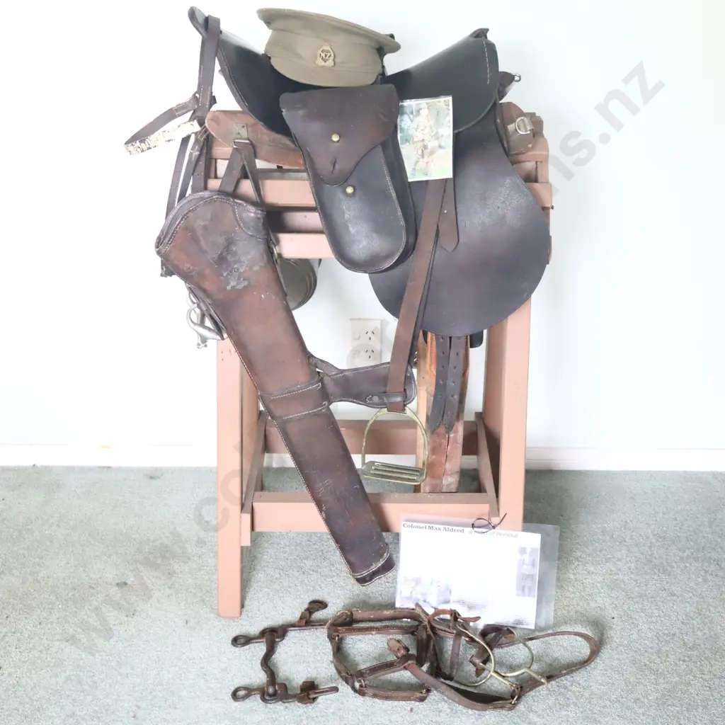 WW1 Colonel Max Aldred Saddle And Holster Image 1++