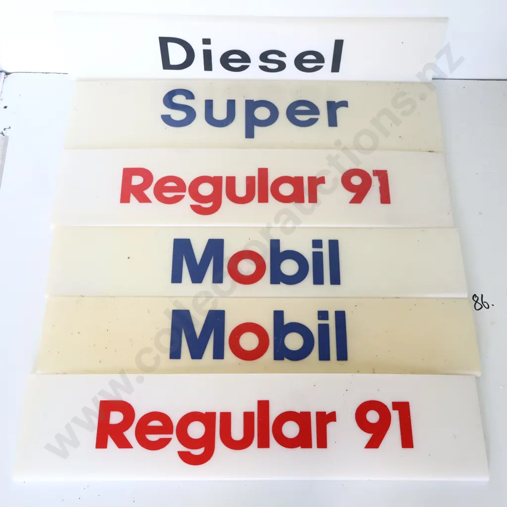 Petrol Pump Signs X 6 Image 1++