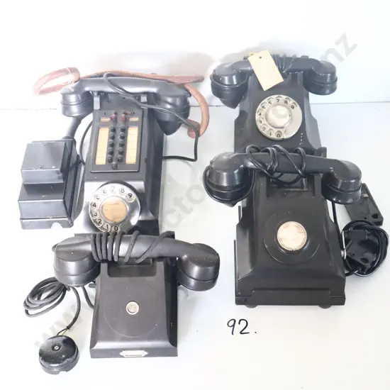 Vintage Telephones X 4
