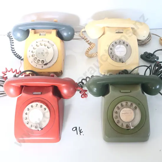 Vintage General Electric Telephones X 4