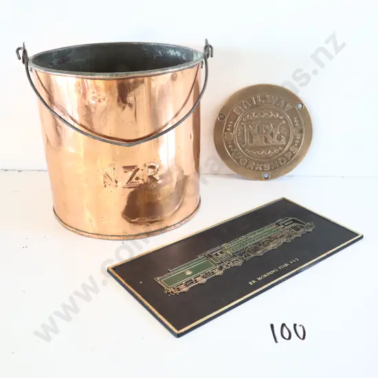 NZR Lot, Copper Billy, Carriage Plate Ect.