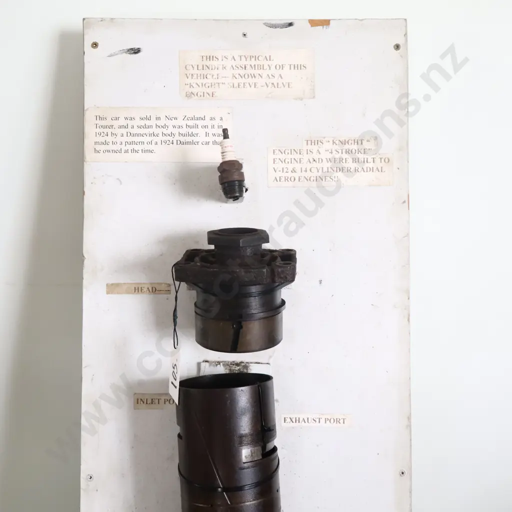 Knight Sleeve Valve Engine Cylinder Assembly Image 1++