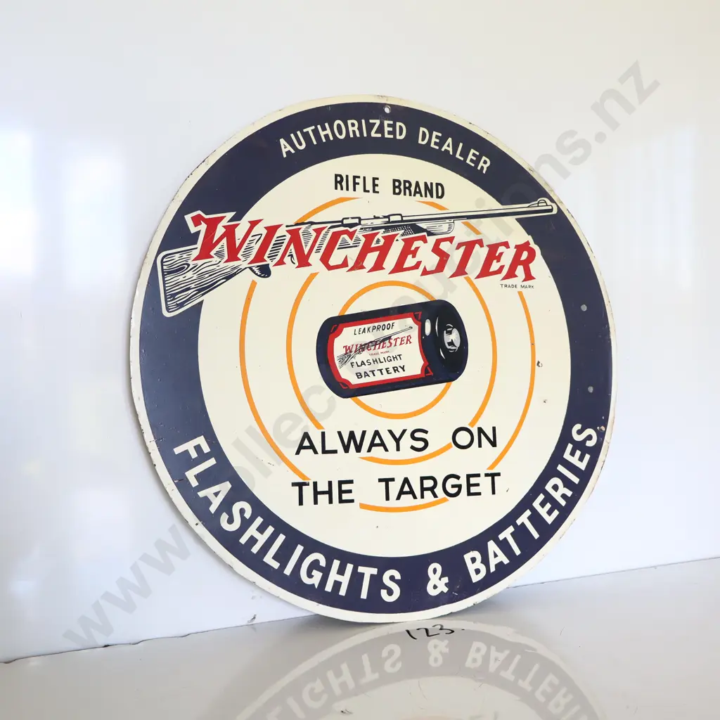 Original Double Sided Winchester Sign Image 1++