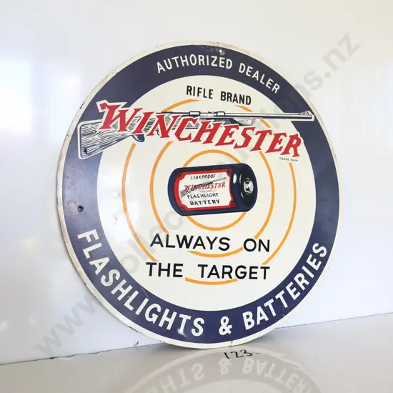 Original Double Sided Winchester Sign