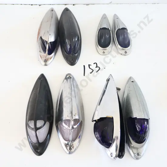 Side Light Pairs X 4 With Glass
