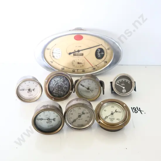 Hillman Speedo And Vintages Guages X 7