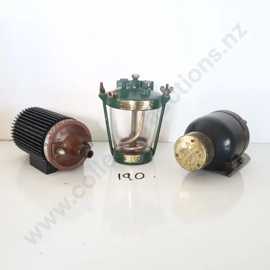 Lubricator, Mechanical Equipment Co, High St, Auckland And Ignition Coils X 2