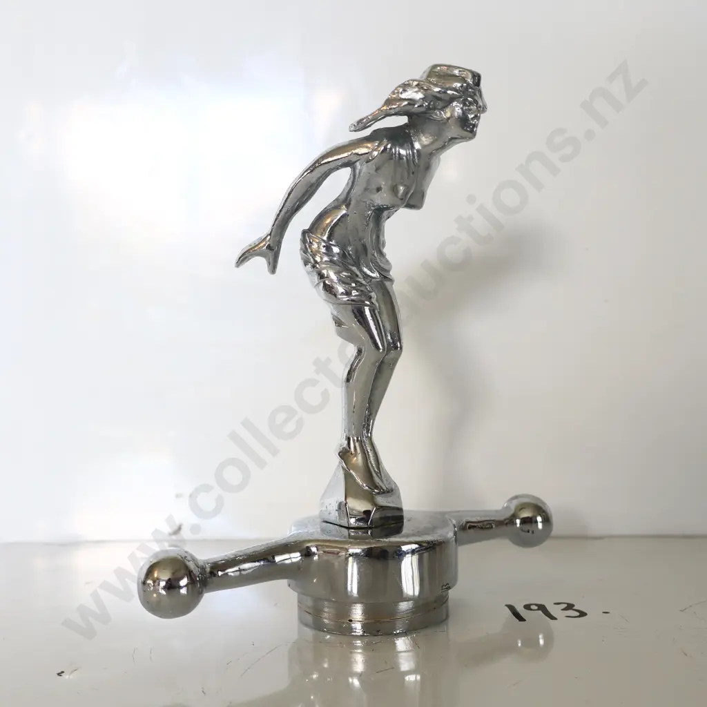 1920s Speed Nymph Car Mascot Made By Louis Le Jeune Image 1++
