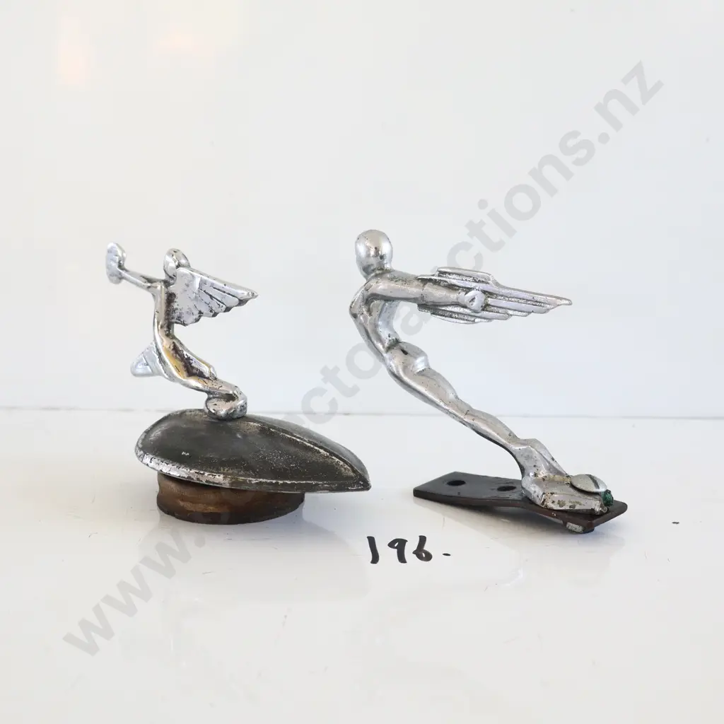 Vintage Hood Ornaments X 2 Image 1++