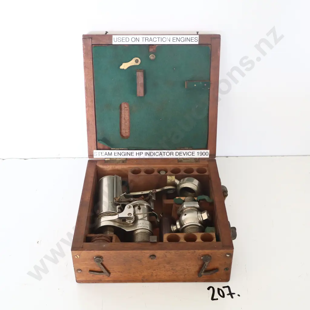 1900s Horsepower Indicator For Steam Engines Image 1++