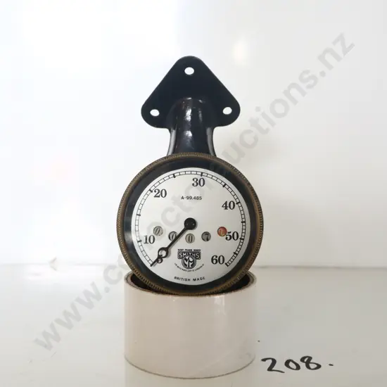1920s Smiths 60 MPH Speedometer. Possibly New Old Stock, With Just 7 Miles Showing On The Odometer