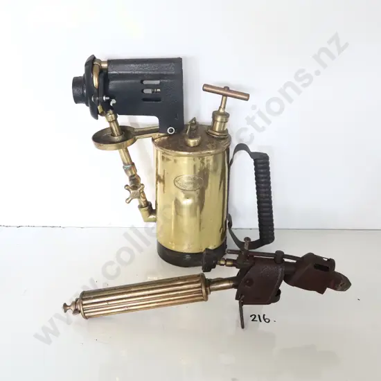Large Blowtorch And Soldering Iron 