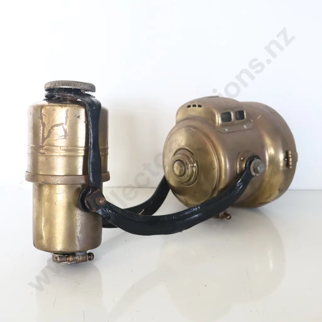 Early Motorcycle Carbide Light Image 1++